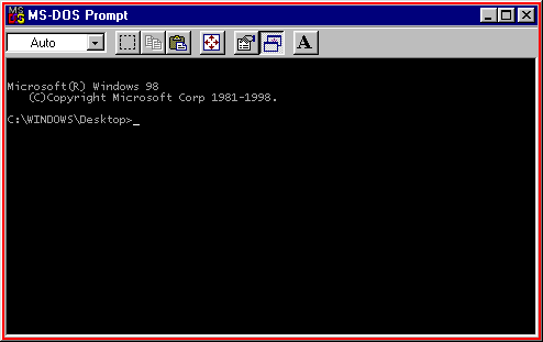 Commandes Ms Dos Vista